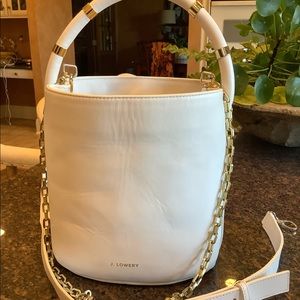 J LOWERY WHITE HANDBAG